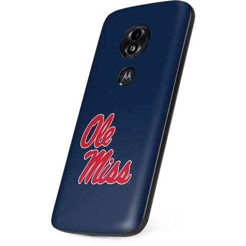University of Mississippi Rebels Ole Miss Moto E5 Play Skin